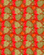 Seamless leaves pattern, fall, autumn season texture