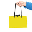 Yellow gift bag