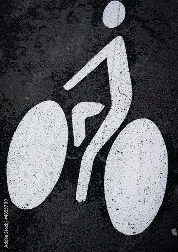 Photo: signalisation de la piste cyclable signalisation de la piste cyclable