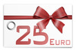 Gutschein Geschenkkarte 25 Euro