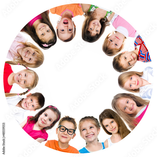 Photo: Group of smiling kids Group of smiling kids