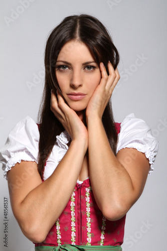 Photo: Frau im Dirndl Frau im Dirndl