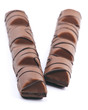 cookie bars, chocolate covered, separated into portions