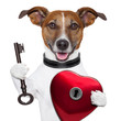valentine dog  , unlock my heart