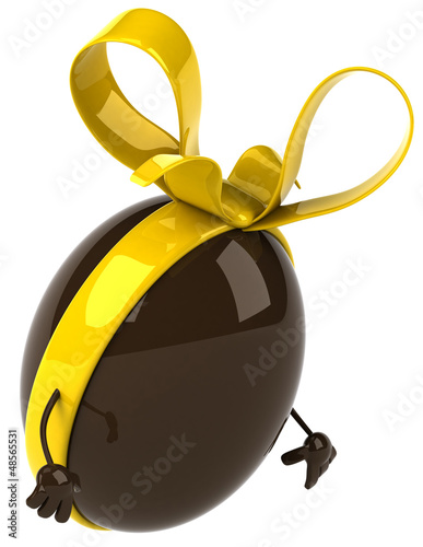 Illustration: Fun chocolate egg Fun chocolate egg