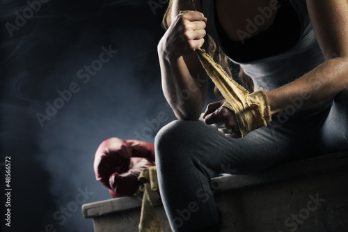 Photo: Woman boxer Woman boxer
