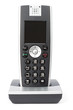 modern wireless telephone in white background