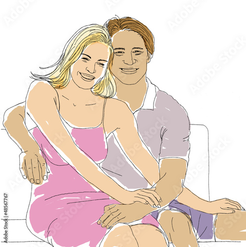 Photo: Smiley couple Smiley couple