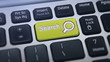 Search button. Close-up on a search button on computer keyboard.