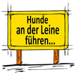 Hunde an der Leine führen...
