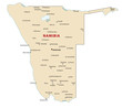 Namibia map