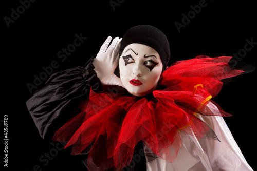 Photo: Listening Pierrot Listening Pierrot