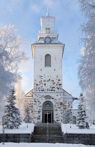 Photo: Kuopio Cathedral in winter, Finland Kuopio Cathedral in winter, Finland