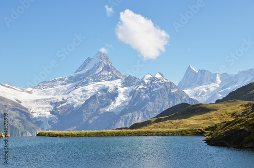 Photo: Bachalp lake in Swiss Bernese Alps Bachalp lake in Swiss Bernese Alps