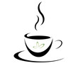Tasse Tee Grün