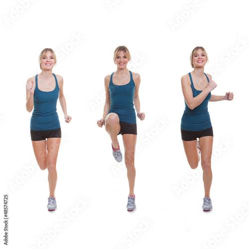 Photo: Fit woman exercising Fit woman exercising