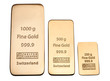 Ingot of bank gold.