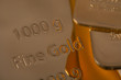 Ingot of bank gold.