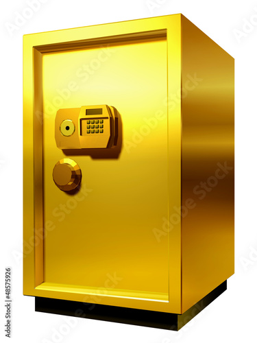 Illustration: golden Safe golden Safe