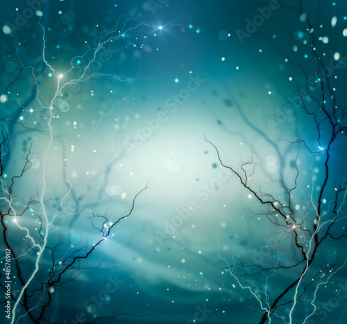 Photo: Winter Nature Abstract Background. Fantasy Backdrop Winter Nature Abstract Background. Fantasy Backdrop