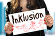 Schild Inklusion