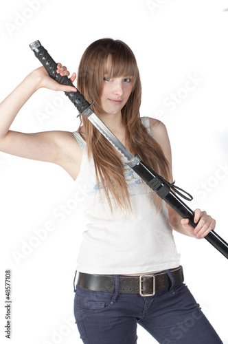 Photo: Lady With Sword Lady With Sword
