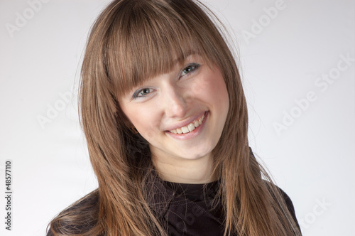 Photo: attractive young woman with long blond hair attractive young woman with long blond hair