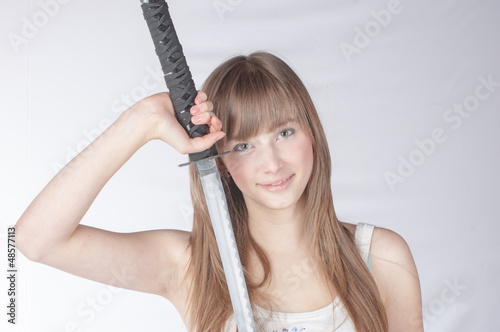 Photo: Lady With Sword Lady With Sword