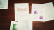 Business Charts and Infographics Seamless Background Loop