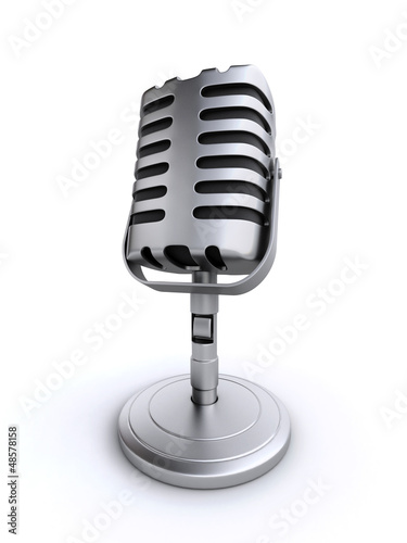 Illustration: microphone microphone