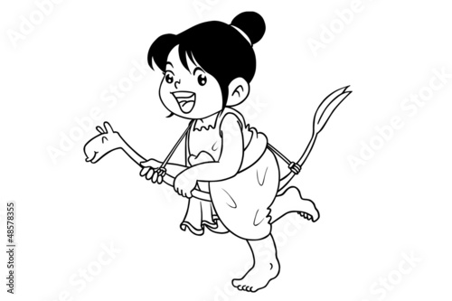Illustration: Children lines 1 Children lines 1