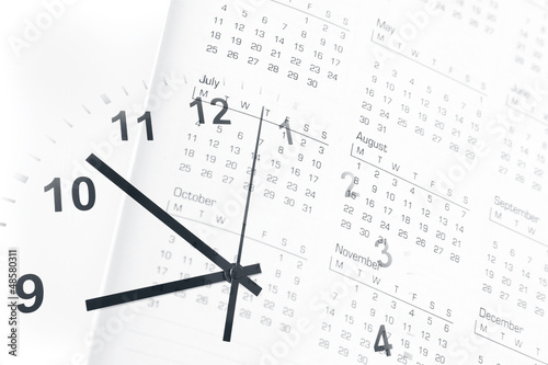 Photo: Clock and calendar Clock and calendar