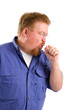 Photo: Man Coughing Man Coughing