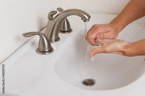 Photo: hand washing hand washing