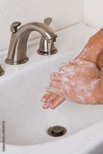 Photo: hand washing hand washing