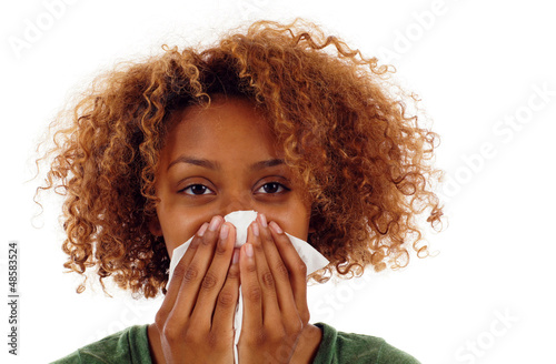 Photo: Woman with Flu Woman with Flu