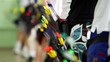 Arrows in quivers on several archers