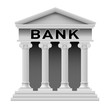 Bank building symbol