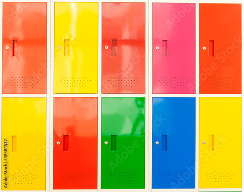 Photo: Colorful locker Colorful locker