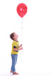 Junge mit Luftballon