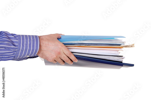 Photo: assigning paperwork assigning paperwork