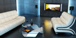 Stone, glass & leather