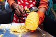 Preparing a fresh pineapple