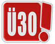 !-Schild rot quad Ü30