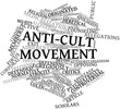 Word cloud for Anti-cult movement
