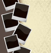 Background with photo frames
