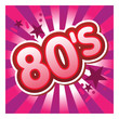 Vektor: 80, eighties, années 80, années quatre-vingt, retro 80, eighties, années 80, années quatre-vingt, retro