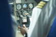 control panel on a cesna airplane