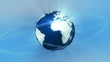 Broadcast globe animation E