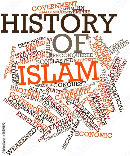 Illustration: Word cloud for History of Islam Word cloud for History of Islam